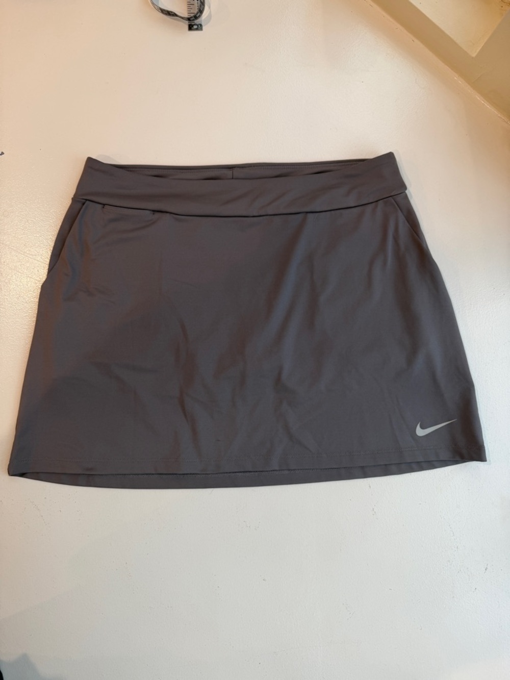 Nike Dark Gray Performance Tennis Skort with Reflective Swoosh